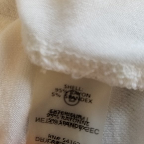 Ivanka Trump Women's Small, white peplum tee - Picture 7 of 7